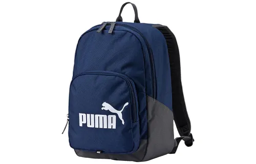 PUMA Polyester Backpack Regular Unisex Blue Gray