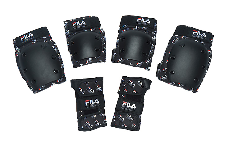 FILA Skateboard, skates, bike, protective gear, sports elbow pads, knee pads, set