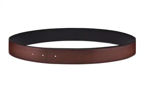 DIOR Double sided Cow Leather Belts Men's Brown 3.5cm