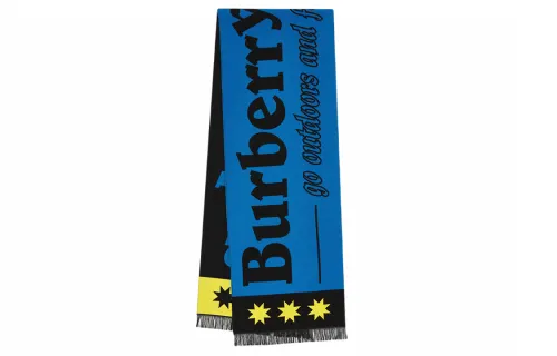 Burberry Logo Jacquard Scarf