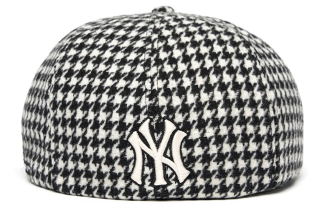 MLB New York Yankees Nylon, Polyester Berets Unisex Black White