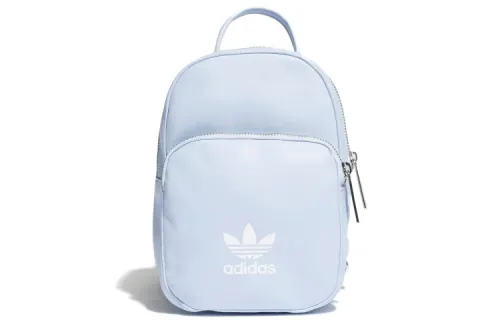 Adidas Originals Polyurethane Synthetic Leather Backpack Mini Unisex Baby Blue