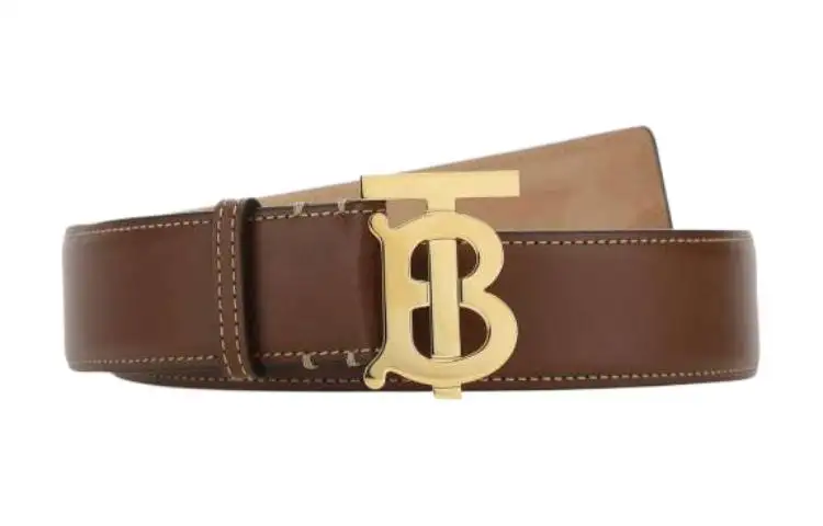 Burberry Calfskin Leather Belts Women's Brown