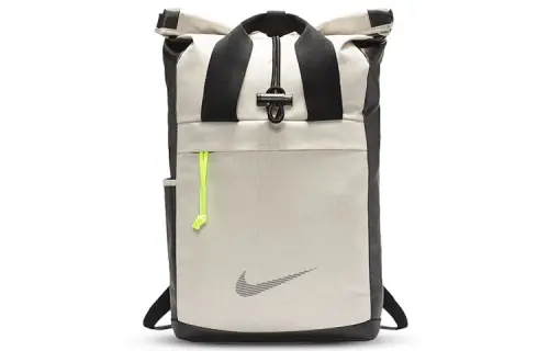 Nike Polyester Backpack Regular Men's Ecru