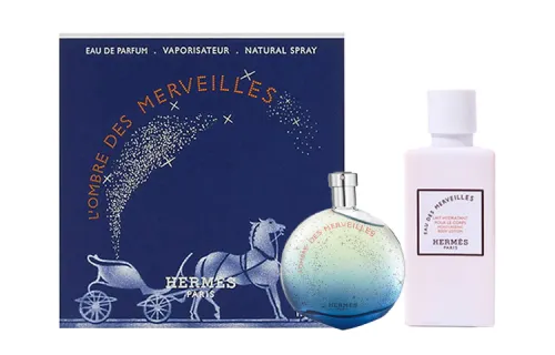 Hermes Shadow Orange Starlight Q Edition Perfume EDP 7.5ml + Body Lotion 40ml Set