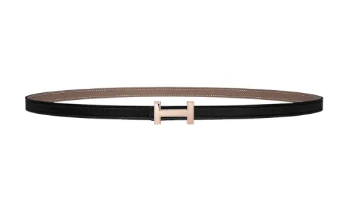 HERMES Focus Cow Leather, Leather Belts Women's Width 1.3cm