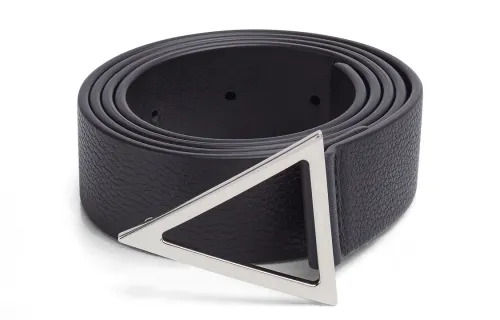 Bottega Veneta Leather Belts Men's Black