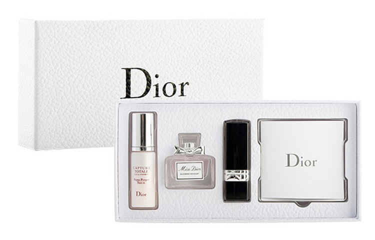 DIOR Perfume, lipstick, essence, moisturizing set strongly flavoured with a light fragrance, sample, 3 piece set, long-term effect, 5 ml, #999, 1.5g, 7 ml