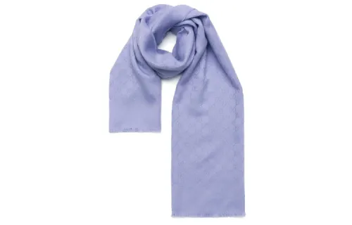 GUCCI Knit Scarves Unisex Pink Purple