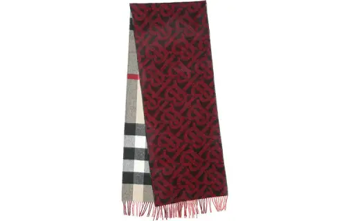 Burberry Reversible Fringed Scarf