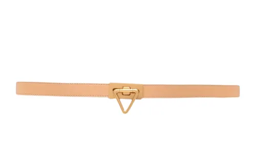 Bottega Veneta Leather Belts Women's Brown