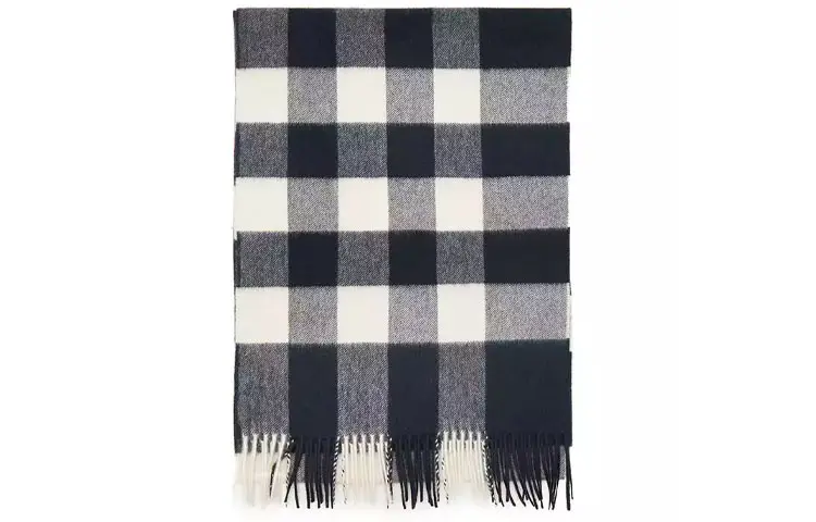 Burberry Check Cashmere Scarf