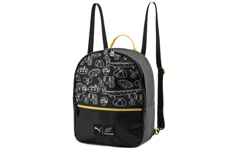 PUMA X TYAKASHA TAKASHA Collaboration Fabric Backpack Backpacks Unisex Black