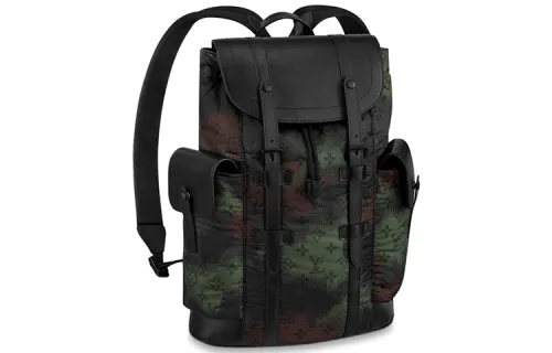 LOUIS VUITTON Christopher Pm Camouflage Green