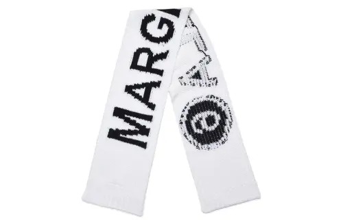 Maison Margiela Knit Scarves Kids White
