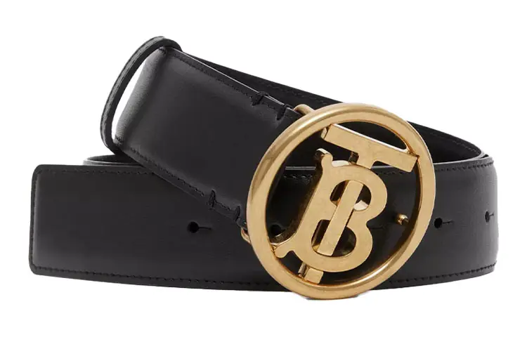 Burberry Cow Leather Belts Women's Width 4cm