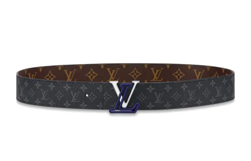 LOUIS VUITTON Lv Line Reversible Belt 40MM Monogram/Eclipse
