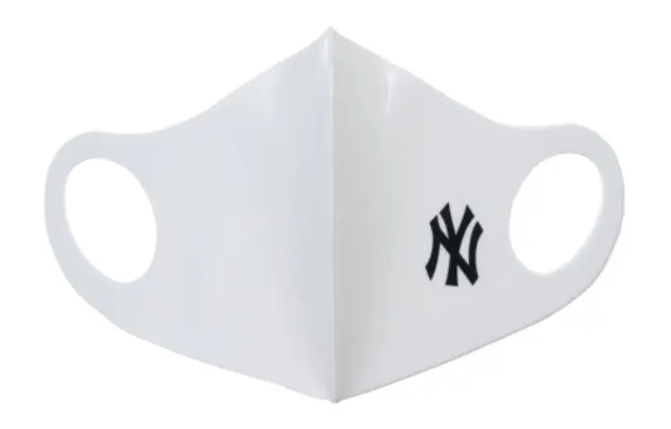 MLB Polyurethane Face Masks Unisex White