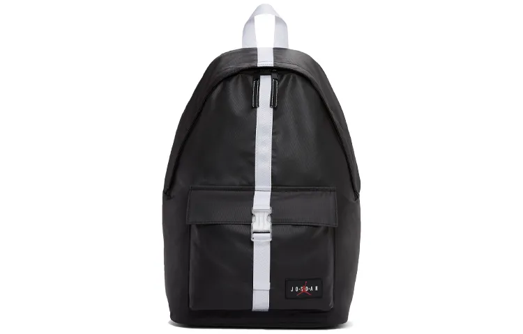 Jordan Polyester Basketball Bag Backpack Regular Unisex Black/White