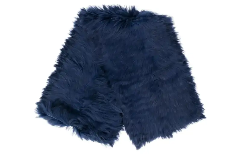 GUCCI Knit Scarves Women's Blue