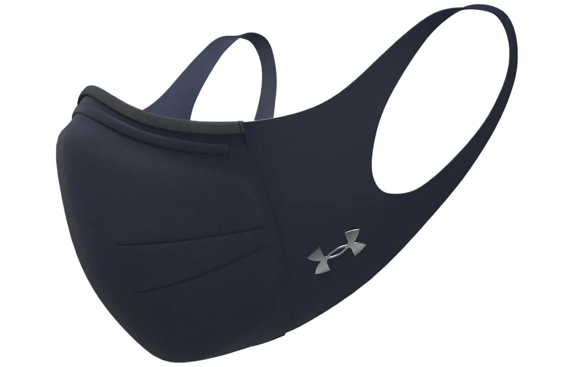 Under Armour Polyester Face Masks Unisex Navy Blue