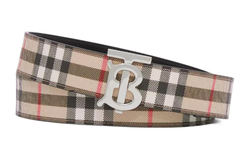 【Previous Season】reversible monogram-motif Vintage Check belt