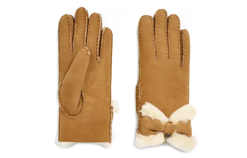 UGG Gloves Women's Chestnut Brown