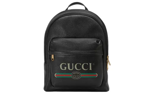 GUCCI Backpack Vintage Logo Black