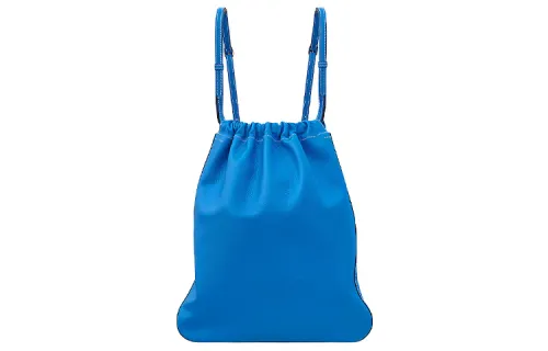 HERMES Evercolor Calfskin Backpack Women's Blue
