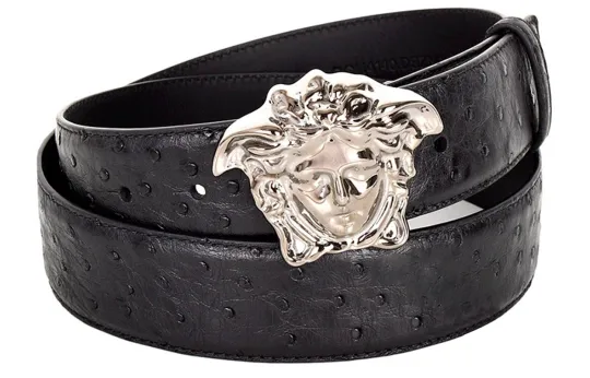VERSACE Medusa Leather Belts Men's