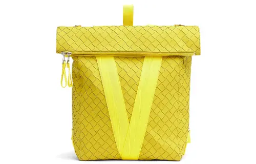 Bottega Veneta Polyurethane Backpack Men's Yellow