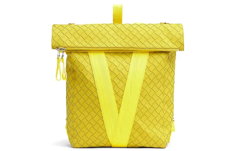 Bottega Veneta Polyurethane Backpack Men's Yellow