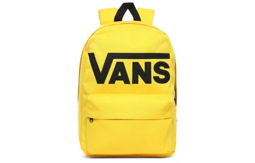 Vans Logo Canvas Backpack Unisex Yellow