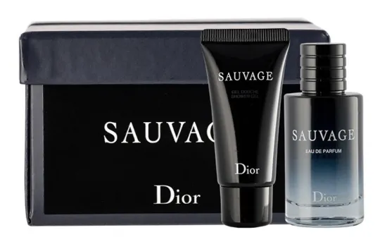 DIOR Wild Fragrance Shower Gel Travel Size Men's Perfume Set, Fougere 10ml+20ml Birthday Gift For Girlfriend