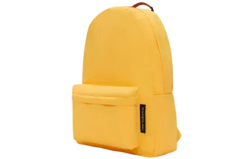 New Balance Solid Color Fabric Backpack Regular Unisex Saffron