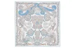 HERMES Scarves Unisex Blue