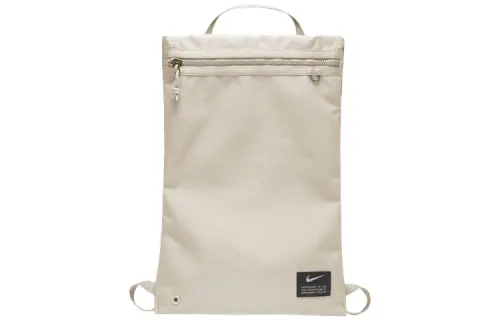Nike Polyester Backpack Regular Unisex Beige Yellow