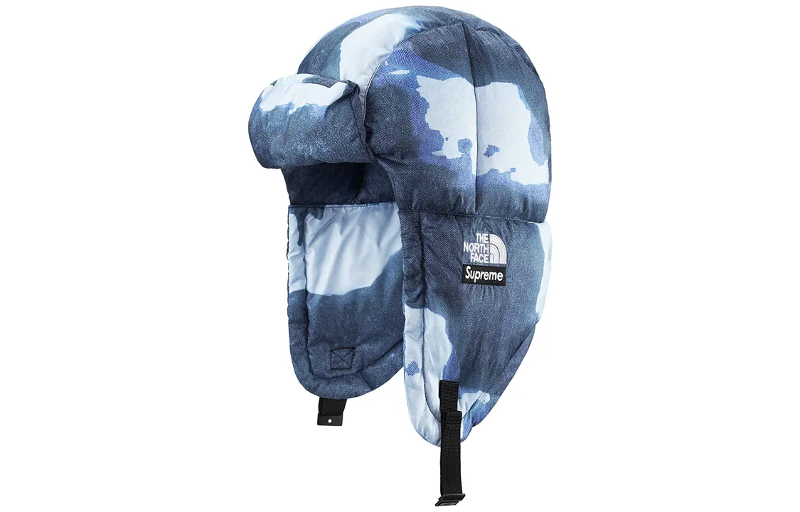 Supreme x THE NORTH FACE Nylon Trapper Hats Unisex Brown/Blue