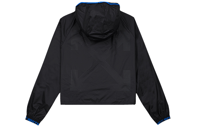 Женская куртка Nike x OFF-WHITE Windbreaker (черная) — фото 2