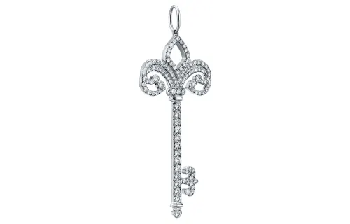 TIFFANY & CO. Keys Charms & Pendants Women's White Gold