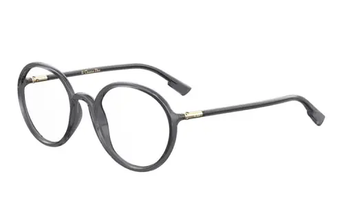 DIOR Plate Frame Rectangular Eyeglasses Frame Unisex Black