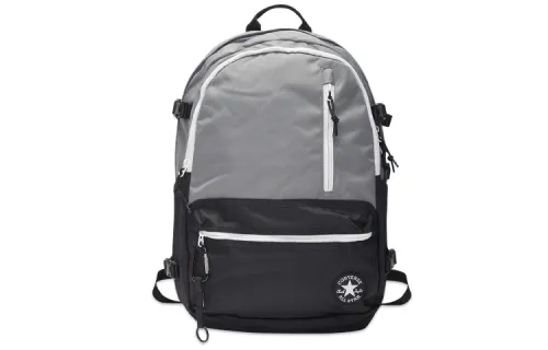 Converse Polyester With Textile Backpack Regular Unisex Gray