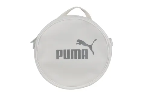 PUMA Fabric Round Bag Backpack Regular Unisex Pearl White