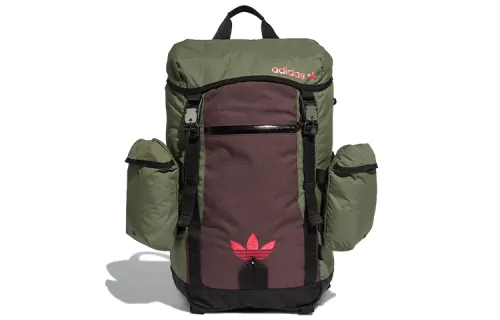 Adidas Originals Adidas Nylon Backpack Regular Unisex Red & Green