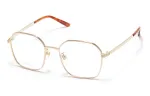 GUCCI Irregular Shape Eyeglass Frames Unisex