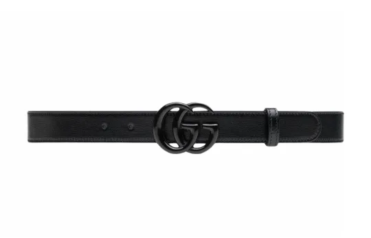 GUCCI Gg Marmont Thin Buckle Belt