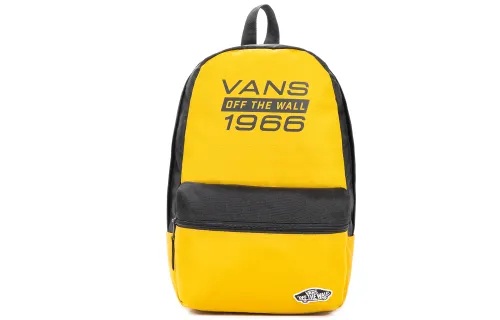 Vans Canvas Backpack Unisex Black Yellow Multicolor