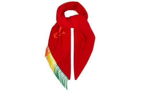 Burberry Wool Cashmere Knit Scarves Unisex
