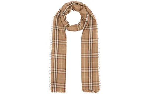 Burberry Knit Scarves Women's Dark Khaki