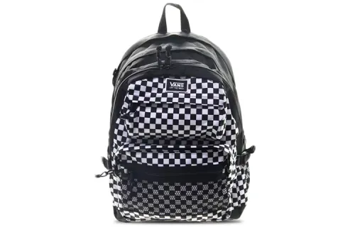 Vans Polyester Backpack Regular Unisex Black White